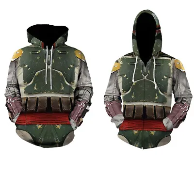 Buy 2021 Star Wars The Mandalorian Hoodie Jacket Sweatshirt Adult Kids Coat Costumes • 26.28£