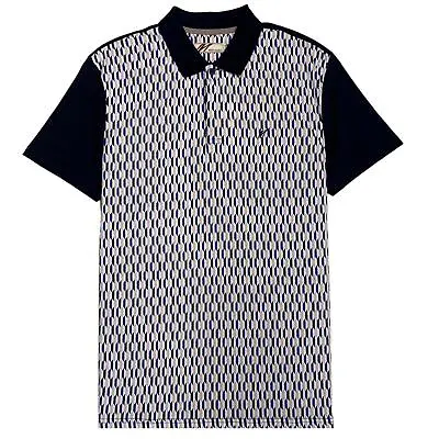 Buy Mish Mash Baron Polo T-shirt Navy/Pink • 39.95£