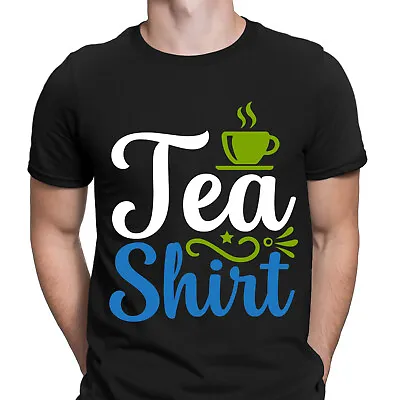 Buy Tea Shirt Coffee Lovers Drinker Gift Funny Humor Novelty Mens T-Shirts Top #NED • 9.99£