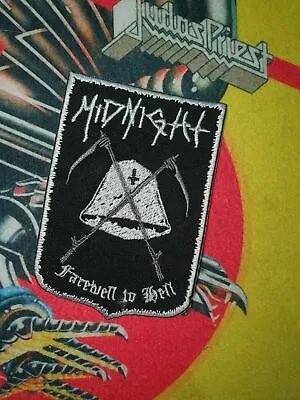 Buy Midnight Patch Shape Gestickt Shield Black Metal Darkthrone Battle Jacket • 9.07£