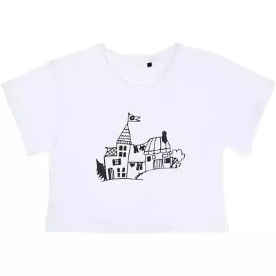 Buy 'Quirky Houses' Women's Cotton Crop Tops (CO024250) • 11.99£
