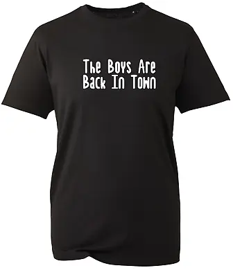 Buy Boys Are Back In Town Thin Lizzy Rock Phil Lynott Unisex Birthday T Shirt BWC • 10.97£