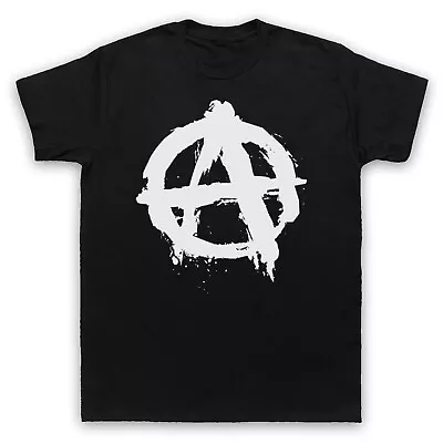 Buy Anarchy Logo Anarchist Punk Rock Symbol Slogan Music Mens & Womens T-shirt • 17.99£