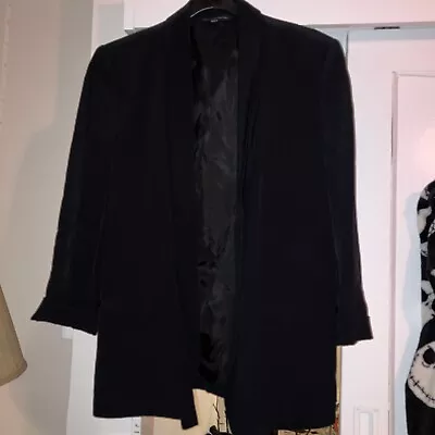 Buy J. Crew 365 Black Going-Out Blazer Jacket Size 4 Stretch Twill $198 Classic Mod • 6£