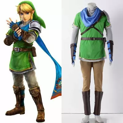 Buy The Legend Of Zelda Link Hyrule-Warriors Cosplay Costume Top Quality Costume  • 70.88£