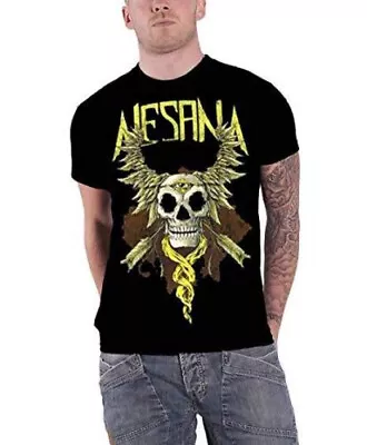 Buy Alesana Skull Wings Tshirt Size Large Rock Metal Thrash Death Punk • 11.40£
