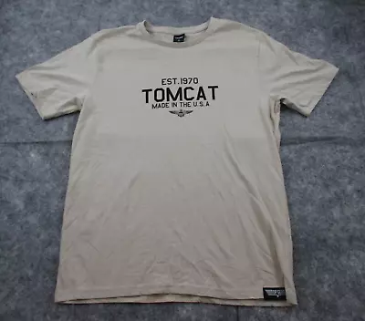 Buy Top Gun Tom Cat T Shirt Tee Medium Cotton Round Neck ShortSleeve US Airforce USN • 12.53£