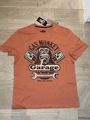 Buy Official Gas Monkey Garage Dallas T Shirt Size Medium BNWT RRP £10 • 7.99£
