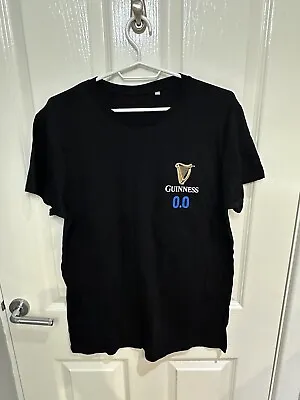 Buy Guinness 0.0 Try A Guinness 0.0 T-Shirt Logo Black Size Large • 5.99£