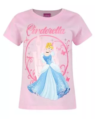 Buy Disney Pink Short Sleeved T-Shirt (Girls) • 9.99£