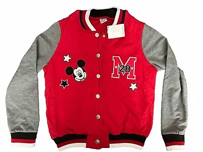 Buy Primark Disney Mickey Mouse Baseball Jacket Jumper Top UK 10 BNWT • 14.99£
