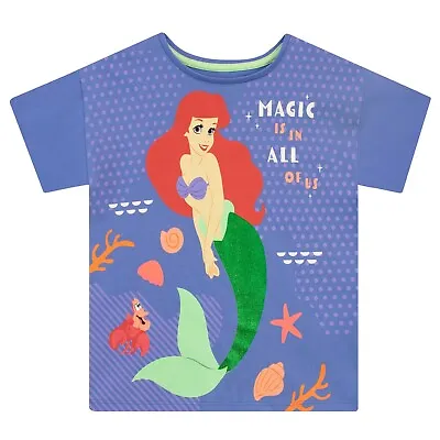 Buy Disney The Little Mermaid Ariel T-Shirt Kids Girls 18 24 Months 2- 10 Years Top • 11.99£