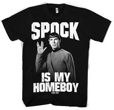 Buy Officially Licensed Star Trek - Spock Is My Homeboy BIG&TALL  T-Shirt • 9.99£