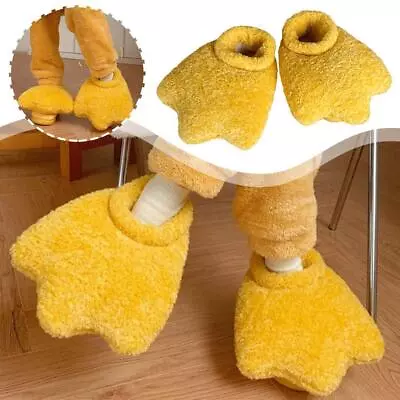 Buy Bow Knot Plush Slippers Duck Cute Duck Webbed Warm Hot B6 Slippers Plush A7W4 • 16.96£