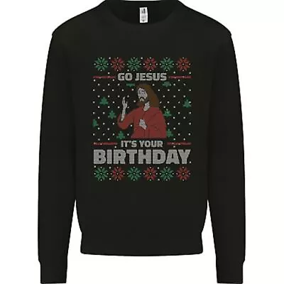 Buy Go Jesus It's Your Birthday Funny Christmas Kids Sweatshirt Jumper • 15.99£