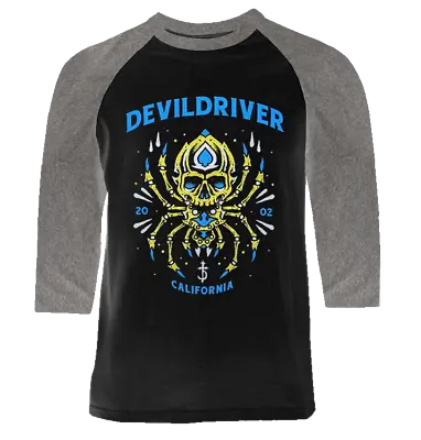 Buy DEVILDRIVER - 'Spider' Raglan • 31.62£