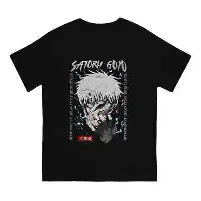 Buy Mens Anime Jujutsu Kaisen Short Sleeve T Shirt Vintage Gojo Satoru 100% Cotton • 14.99£