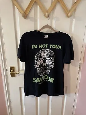 Buy YOU ME AT SIX Black Graphic Band Tee I'm Not Your Savior T-Shirt, Size M • 14.99£