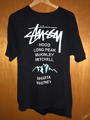 Buy Rare Stussy World Tour T-shirt  Medium Hood Shasta Whitney Supreme Patta Palace • 34.99£