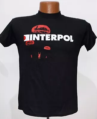 Buy Vtg INTERPOL Antics Concert Tour Shirt Boys M Women's Small RARE Unworn Black • 15.80£