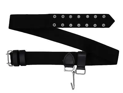 Buy Sword Belt Black Chrome Fitting Under Belt R2063 • 46.50£