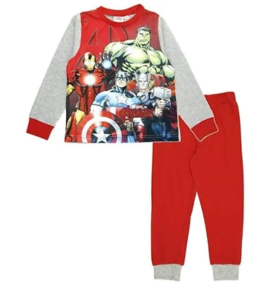 Buy Boys Marvel Avengers Pyjamas Hulk Captain America Thor Iron Man Ages 5-10 Years • 7.99£
