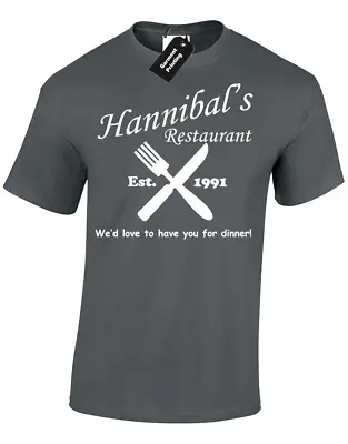 Buy Hannibals Restaurant Mens T Shirt Funny Lecter Cult Movie • 7.99£