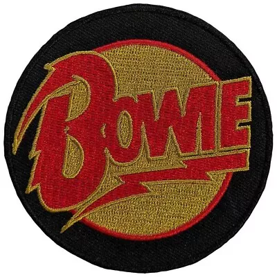Buy DAVID BOWIE Iron-On Patch: DIAMOND DOGS LOGO CIRCLE Official Merch Sane Gift £pb • 4.45£