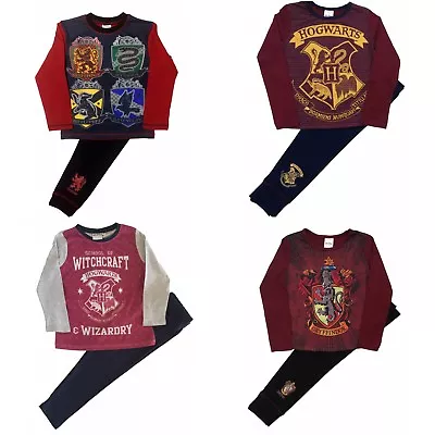 Buy Kids Boys Girls Harry Potter Hogwarts Gryffindor Pyjamas Pjs Sleepwear • 6.95£
