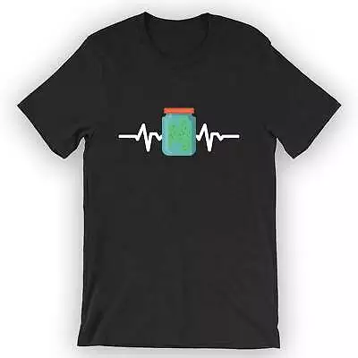 Buy Unisex Pickle Jar Heartbeat T-Shirt Funny Pickle Shirt • 23.09£