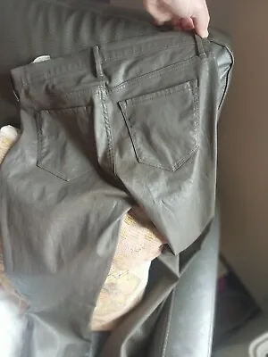 Buy Banana Republic Dark Brown Leather Pants 100% Authentic • 42.63£