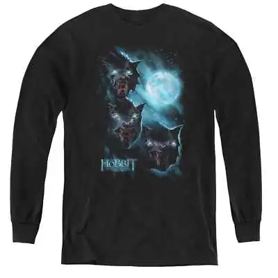 Buy Hobbit Movie Trilogy, The Three Warg Moon - Youth Long Sleeve T-Shirt • 22.84£