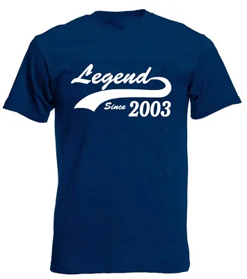 Buy Legend 2003 T-Shirt, Mens 21st Birthday Gifts Presents, Gift Ideas For Men Son • 8.99£