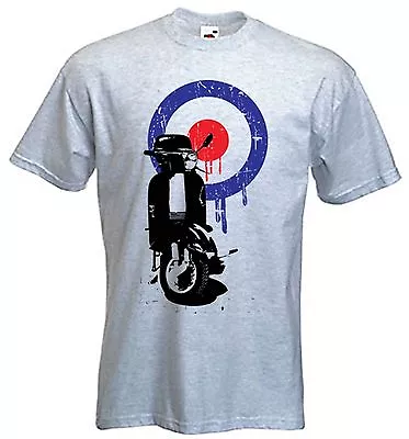 Buy MOD TARGET SCOOTER T SHIRT - Ska The Who Jam Paul Weller Mods Scooters • 12.95£