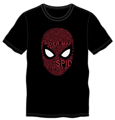 Buy Spider-Man: Homecoming Text Face Graphic T-Shirt • 26.51£