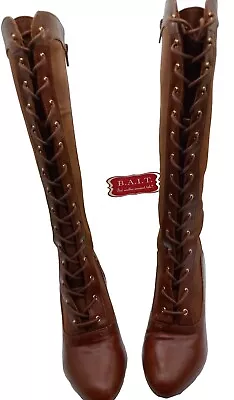 Buy B.A.I.T H Best Another Innocent Tale Knee High Tan Boots Victorian Australian  • 50.14£