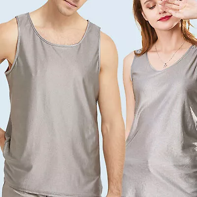 Buy EMF Protection Vest Sleeveless T Shirt Comfortable EMF Protection Beanie Pul SLS • 45.97£