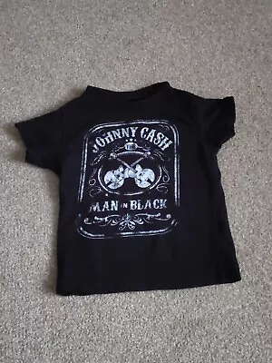Buy Johnny Cash T Shirt Age 2 Good Condition • 2.25£