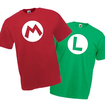 Buy MARIO And LUIGI T-Shirt  Gaming  Nintendo New  Mario Brothers  • 8.99£