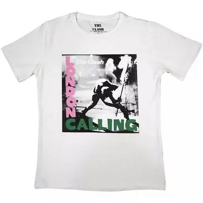 Buy The Clash London Calling Short Sleeve Tee White New • 24.16£