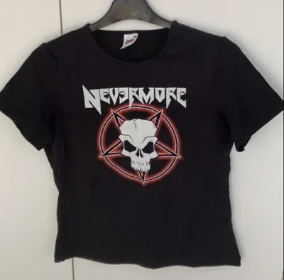 Buy Nevermore T Shirt Women Rare Rock Metal Band Merch Tee Ladies Size Medium • 11.95£