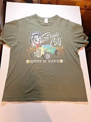 Buy Stray Cats Concert T Shirt Rant N' Rave 2007 Tour Size XL • 37.80£