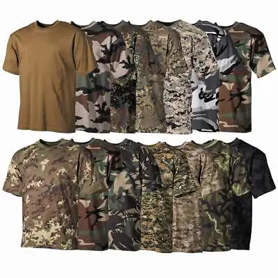 Buy Mens Army Camouflage T-Shirt 100% Cotton Crew Neck S-3XL Military Tactical  • 11.95£