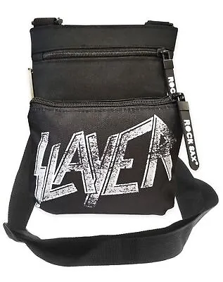 Buy Rocksax Slayer Distorted Logo Cross Body Bag Official Band Merch • 18.99£
