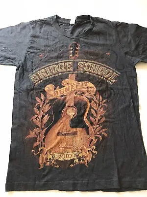 Buy Neil Young Bridge School Benefit Tour T-shirt 2010 - Pearl Jam - Small • 34.99£