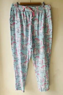 Buy PETER ALEXANDER Women’s Pretty Unicorn Print 3/4 Pyjama Pants Size 2+ 20 22 Plus • 18.94£