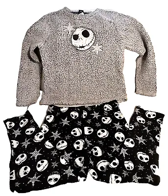 Buy Disney Nightmare Before Christmas Pajamas Women's Size M (8/10) 2 Piece Set • 12.05£