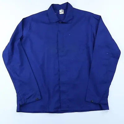 Buy VINTAGE French EU Worker CHORE Work Shirt Jacket Deadstock SZ XL (G9137) • 24.95£