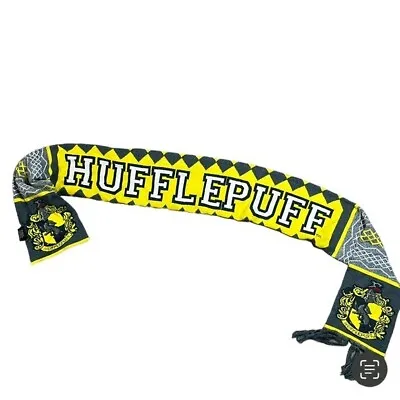 Buy Harry Potter Unisex Hufflepuff Hogwarts House Scarf Approximately 70” Fringe • 13.01£