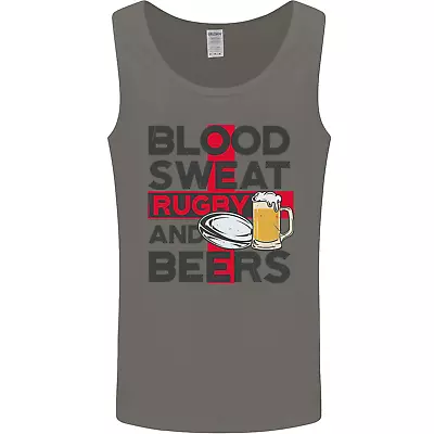 Buy Blood Sweat Rugby And Beers England Funny Mens Vest Tank Top • 10.99£